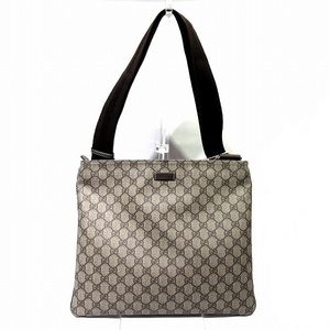 Gucci GG Supreme Beige Ebony 201446 Bag Messenger Bag Ladies ☆ 0320, Gucci, Bag, bag, others