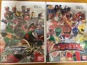 【Wii】 仮面ライダークライマックスヒーローズオーズ スーパー戦隊レンジャークロス セット