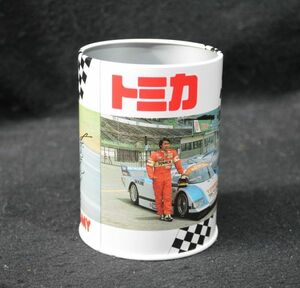 [ new goods unused ] Tomica penholder tin plate can TOMY Tommy pen case length . see .. Nissan Skyline * turbo C 4-8-1