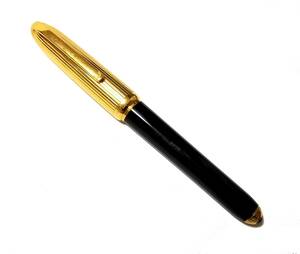 カルティエ 万年筆 ペン先K18 ゴールド GP ブラック 黒 ペン 筆記用具 メンズ レディース Cartier