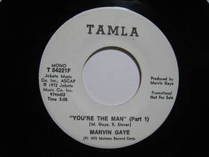 【7”】 MARVIN GAYE / ●白プロモ MONO/MONO● YOU'RE THE MAN US盤 マービン・ゲイ ユーアー・ザ・マン