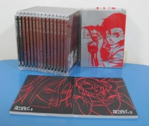 DVD■ BLOOD+ 全13巻 初回版 全巻収納BOX付 完全生産限定版 ステッカー 冊子 特典ディスク メタリックジャケット ブックレット
