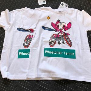 即決 送料無料 新品　東京オリンピック　パラリンピック　2020 Tシャツ　サイズ130 車いすテニス　２枚セット