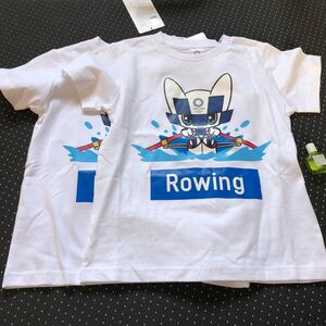 即決 送料無料 新品　東京オリンピック　パラリンピック　2020 Tシャツ　サイズ130 ボート　２枚セット