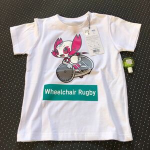 即決 送料無料 新品　東京オリンピック　パラリンピック　2020 Tシャツ　サイズ130 ウィルチェアーラグビー