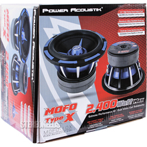 ■USA Audio■パワーアコースティック Power Acoustik MOFO-104X 25cm, 4ΩDVC●Max.2,400W ●保証付●税込_画像7