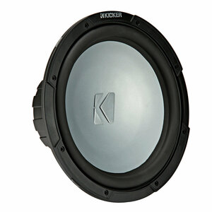 ■USA Audio■新型キッカーKicker KM10 (45KM104） 25cm マリーングレード Max.350W SVC 4Ω●保証付●税込