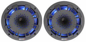 ■USA Audio●MBクォートMB Quart NH1-116LB (黒色/ペア)LED付ハイエンドコンプレッションホーンMax.150W ●保証付●税込