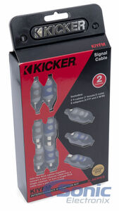 ■USA Audio■キッカー Kicker 新型 KIYFM (46KIYFM ) Yアダプター2本+ジョイント●税込