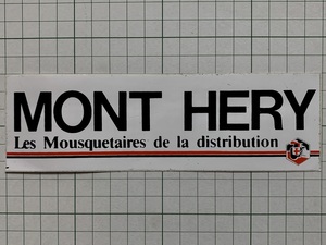 外国のステッカー：MONT HERY フランス ドイツ オランダ デザイン 広告 ビンテージ +Af