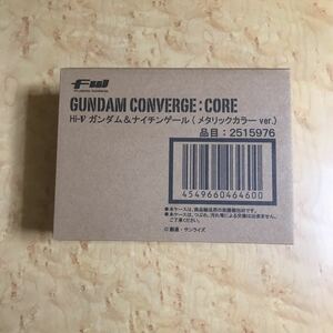 新品 FW GUNDAM CONVERGE:CORE Hi-νガンダム&ナイチンゲール メタリックカラーver. 逆襲のシャア アムロ ガンダムコンバージ