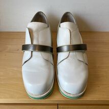 DIRK BIKKEMBERGS ダーク ビッケンバーグ 42.5 metal shoes メタル　ヴィンテージ アントワープ6 アーカイブ white 白_画像2