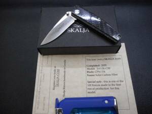 ナイフ　折り畳み　SKALJA KNIVES CPM 154 1/100