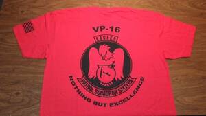 【VP-16】War Eagles P8-A ポセイドン 米海軍哨戒機 USN TシャツサイズL NAS Jacksonville　米海軍ジャクソンビル基地 US NAVY