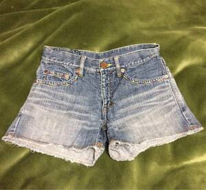 [X-girl] X-girl short pants Denim { free shipping }