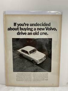 1967年6月9日号LIFE誌広告切り抜き【VOLVO ボルボ/自動車】アメリカ買い付け品60sビンテージカーオシャレUSA