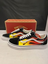 【新品】VANS OLD SKOOL FLAME BLACK/TRUE WHITE バンズ ヴァンズ オールドスクール フレイム ブラック ファイヤー US8.0 26.0cm_画像2