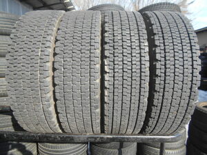 G290 245/80R17.5 冬4本セット スタッドレス LT 133/131J 245/80-17.5 245-80-17.5 BRIDGESTONE W900 チューブレス