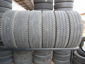 E846 245/80R17.5 冬6本セット スタッドレス LT 133/131J 245/80-17.5 245-80-17.5 DUNLOP DECTES SP001 チューブレス トラック