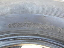 c395 送料無料 175/70R14 夏4本セット サマータイヤ 175/70-14 175-70-14 BRIDGESTONE SNEAKER SNK2 シエンタ カローラ ポルテ フィット_画像6