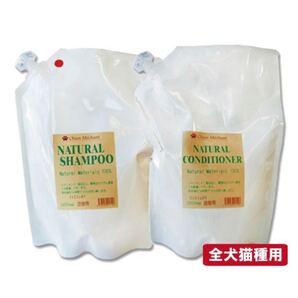 シャンメシャン 自然のシャンプー &コンディショナー 詰替各300ml