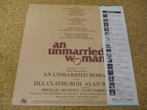 ◎OST An Unmarried Woman　結婚しない女★Bill Conti, Michelle Wiley　ビル・コンティ、ミシェル・ウィリー/日本ＬＰ盤☆帯、シート_画像2