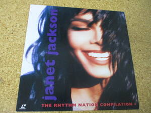 ◎Janet Jackson　ジャネット・ジャクソン★The Rhythm Nation Compilation/日本レーザーディスク Laserdisc 盤☆ポートレート・シート