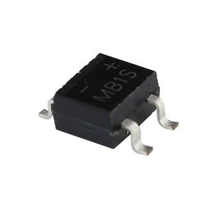 ブリッジダイオード整流器 MB1S 100V 500mA SOIC-4 100個