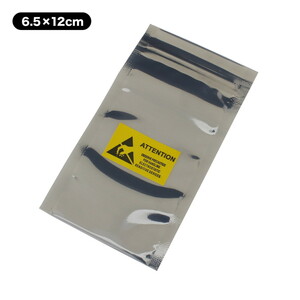  static electricity prevention sack 6.5×12cm zipper attaching 100 sheets 
