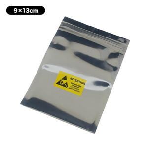  static electricity prevention sack 9×13cm zipper attaching 100 sheets 