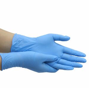 ビニール手袋　使い捨て手袋　ニトリル手袋　青色　Mサイズ　1000枚