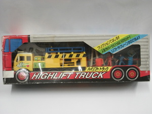 [ at that time thing ] out of print goods * high lift * truck * Bill seems to be . lift * unused 