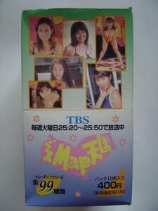 1998年発売★EWC★TBS ミスMap天国 トレーディングカード★15パック入り未開封BOX