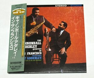 国内盤 キャノンボール・アダレイ・イン・サンフランシスコ+1 紙ジャケ CD THE CANNONBALL ADDERLEY QUINTET IN SAN FRANCISCO