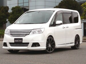 【送料込み】 C26 セレナ 標準車 前期用 フロントグリル [BKメッキ] H-STYLE