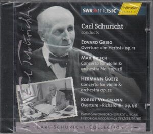 [CD/Hanssler]ブルッフ:ヴァイオリン協奏曲第1番他/H.シュネーベルガー(vn)&シューリヒト&シュトゥットガルトRSO