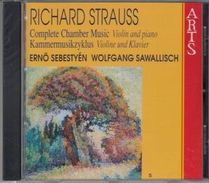 [CD/Arts]R.シュトラウス:ヴァイオリン協奏曲ニ短調Op.8[ヴァイオリン・ソナタ版]他/E.セベスチャン(vn)&W.サヴァリッシュ(p)