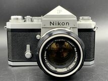 Nikon F/ニコンF アイレベル/NIKKOR-S AUTO F1.4 50mm/レンズ付/一眼レフカメラ【未撮影ジャンク】_画像3