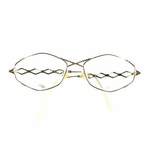 【カザール】本物 CAZAL 眼鏡 MOD1125 ゴールド色系 度入り サングラス メガネ めがね メンズ レディース ドイツ製 送料520円