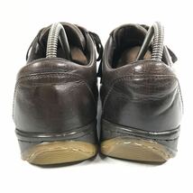 【ルイヴィトン】本物 LOUIS VUITTON 靴 25cm 茶 スニーカー カジュアルシューズ 本革 レザー 男性用 メンズ イタリア製 6_画像3