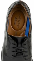 送料無料 Clarks 29cm ビジネス ブラック 黒 レザー 革靴 フォーマル スリッポン ローファー フォーマル スニーカー 軽量 サンダル JJJ99_画像9