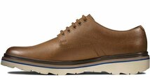 送料無料 Clarks 29cm カジュアル レースアップ スニーカー ブラウン レザー スリッポン ビジネス ローファー サンダル JJJ105_画像7