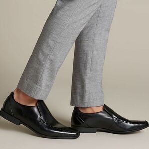 送料無料 Clarks 28cm ローファー ブラック ビジネス シューズ レザー Uチップ 革靴 レースアップ モカシン スーツ スニーカー JJJ87の画像5