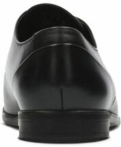 送料無料 Clarks 25.5cm ビジネス ブラック 黒 ブローグ レザー 革 レースアップ フォーマル ローファー スニーカー レースアップ JJJ88_画像3