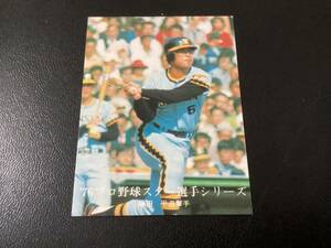 ホームランカード　カルビー76年　藤田（阪神）No.1366　プロ野球カード