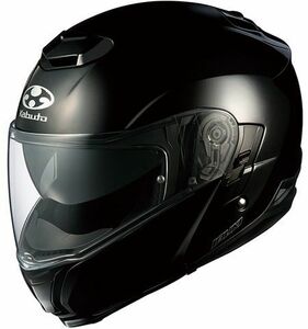 OGK カブト イブキ バイザー付システムヘルメット ブラックメタリック S KABUTO IBUKI オージーケー 新品 同梱不可