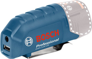 ボッシュ BOSCH コードレス USB アダプター GAA10.8V-21 電動工具 2.1Ahの充電出力 USB 端子 機器 の 充電 建築 建設 電設 DIY