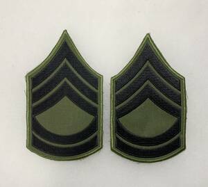 #. ベトナム戦米軍 一等軍曹（Sergeant First Class)サブデュード階級章(2枚1組). 特殊部隊SEAL空挺部隊22/03/09