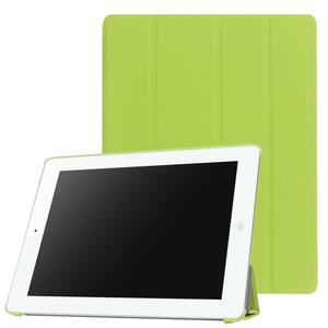 iPad 2/3/4 用 PUレザーケース スマートカバー 超薄 軽量型 スタンド機能 高品質PUレザーケース グリーン