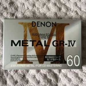 激レア【メタル】デンオン DENON METAL GR-IV GR-4【カセットテープ】